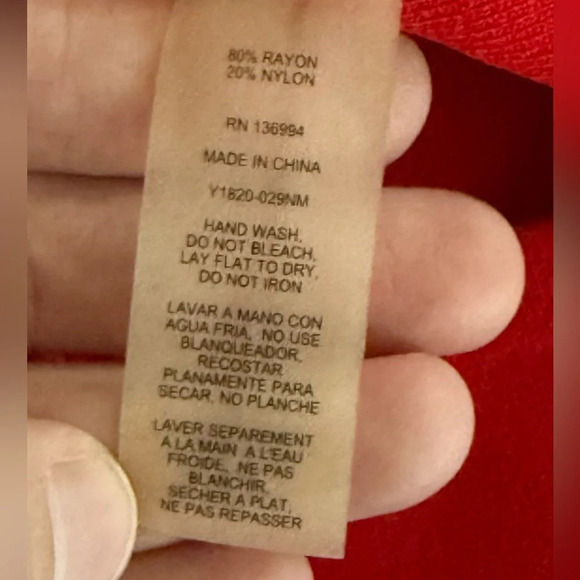 Neiman Marcus Red Sleeveless Dress - Size S - Picture 5 of 10